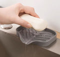 Self-Draining Silicone Soap Dish & Sink Tray