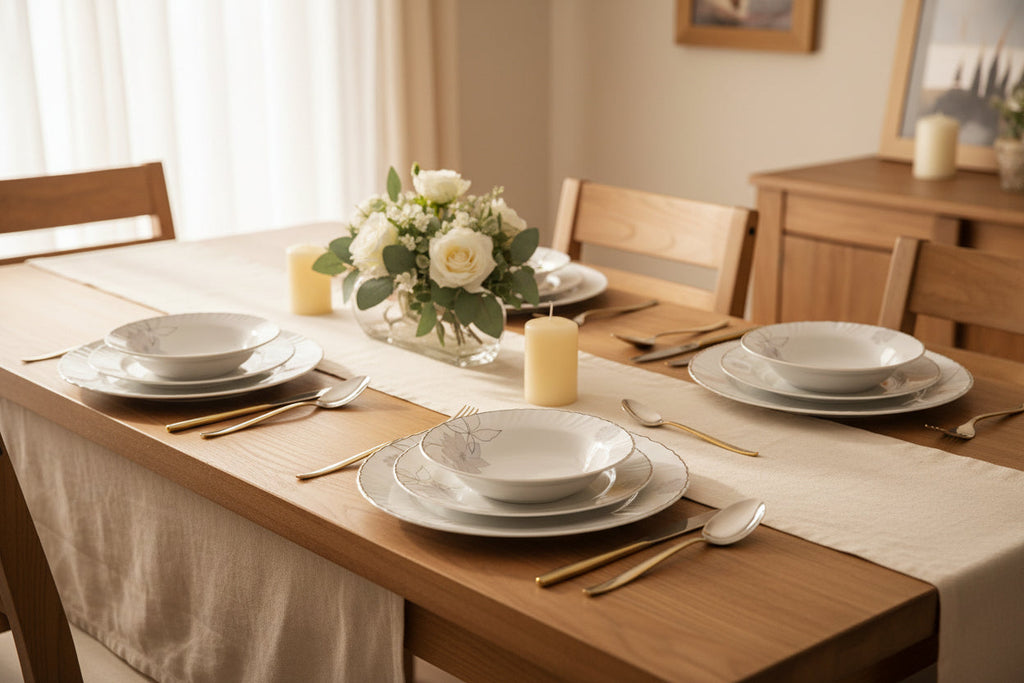 Danny Home 18 Pieces Dinnerware Set – Floral Design