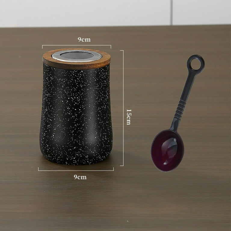 1000ml Metal Coffee Storage Canister with Spoon