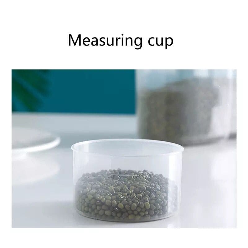 Airtight Cereal & Grain Storage Containers with Measuring Cup