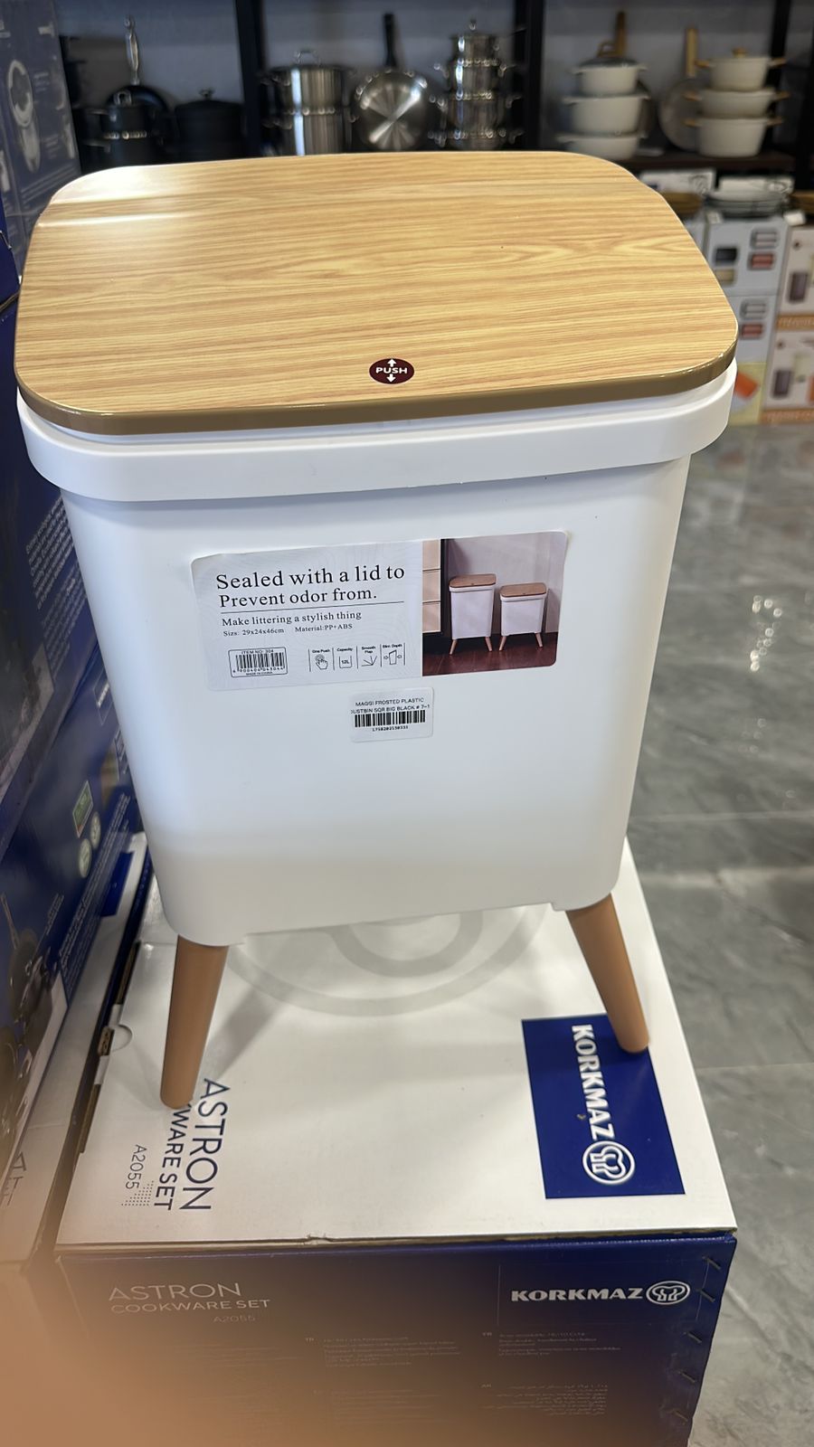 Modern Nordic Elevated Storage Bin Collection