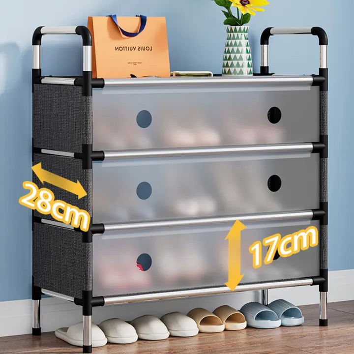 High-Capacity Modern Shoe Organizer