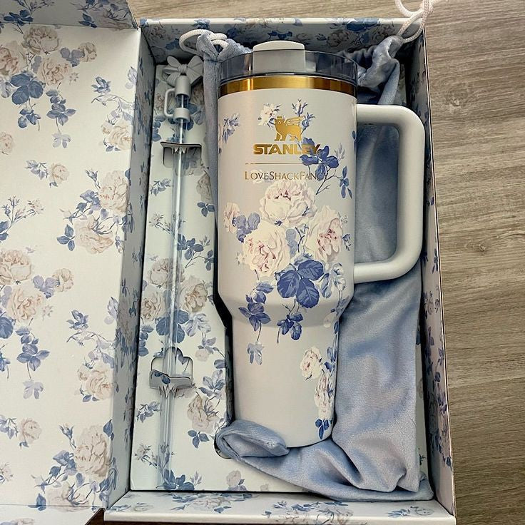 The Stanley X LoveShackFancy Quencher With Gift Box