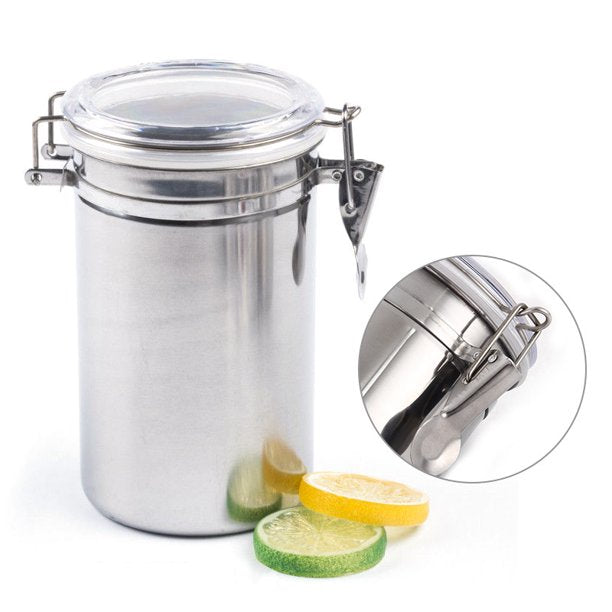 Airtight Stainless Steel Canister Set – 4 Pcs