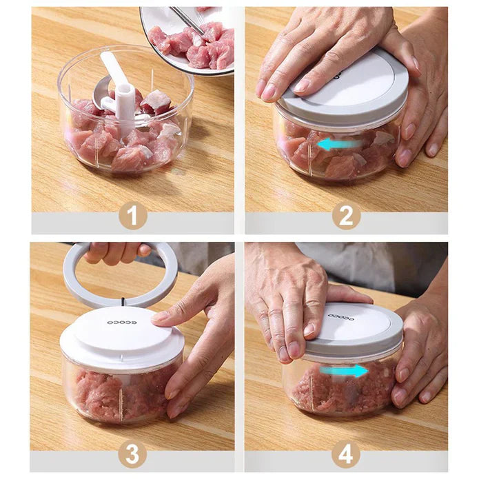 Ecoco Easy Chopper Mincer Mixer Slicer