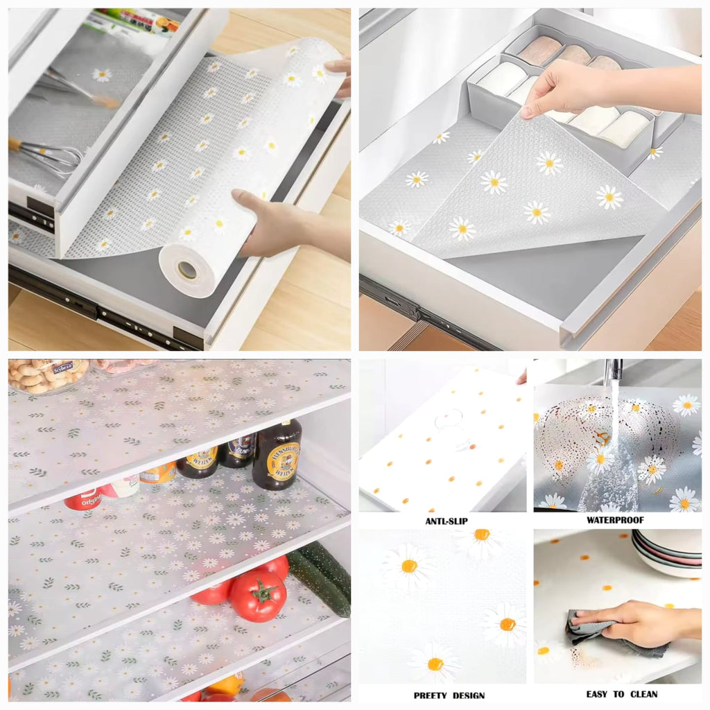 Premium Non-Adhesive Cabinet & Drawer Liner for Kitchen