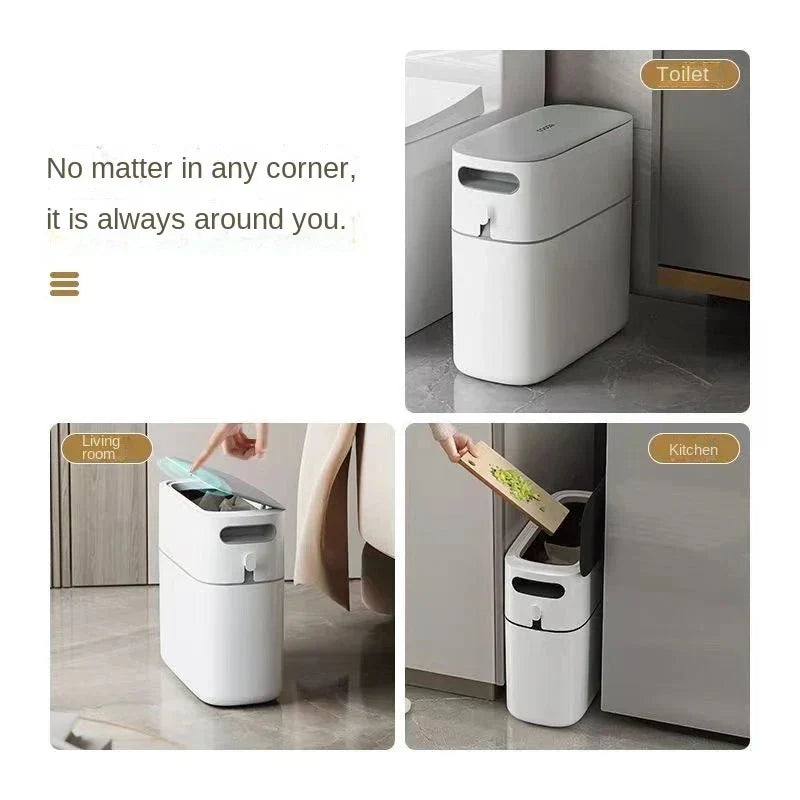 ECOCO Ultra-Slim Automatic Packing Trash Can