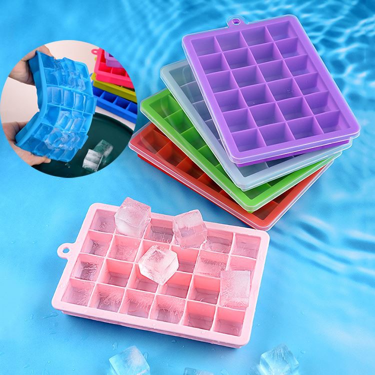 15-Grid Ice Cube Tray with Lid