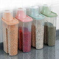 Airtight Cereal & Grain Storage Containers with Measuring Cup