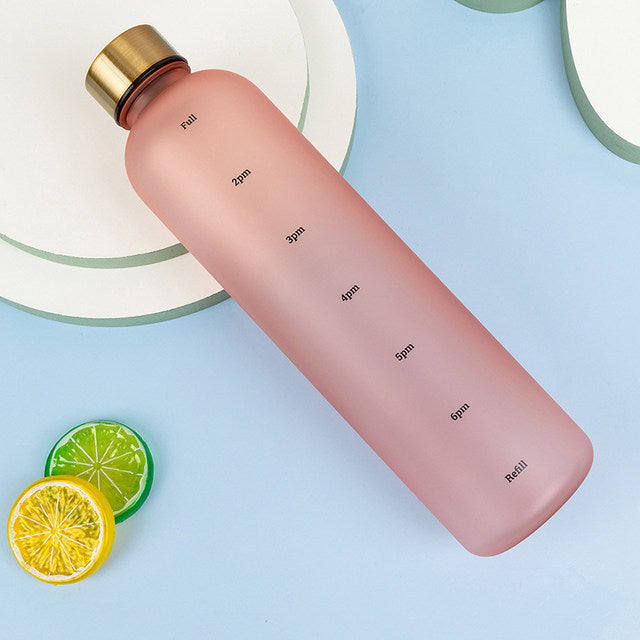 1L Time Marker Water Bottle
