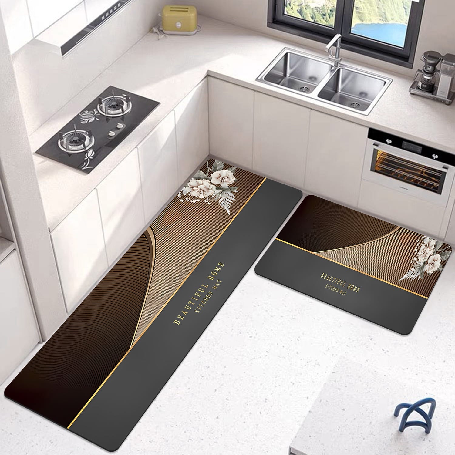2 Pcs Runner & Mat Set
