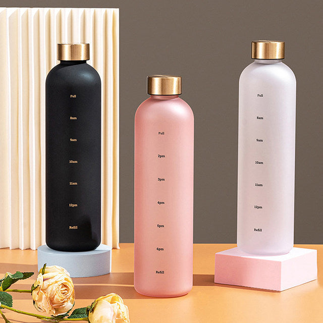 1L Time Marker Water Bottle