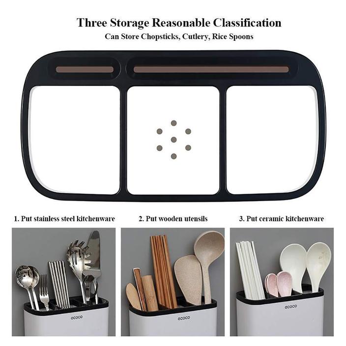 Ecoco Multi-Function Cutlery Drying Rack