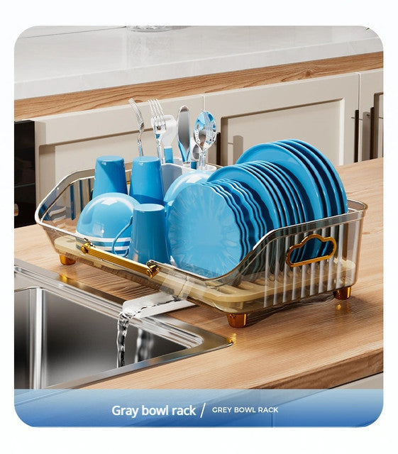 Acrylic Luxury Dish Drain Rack