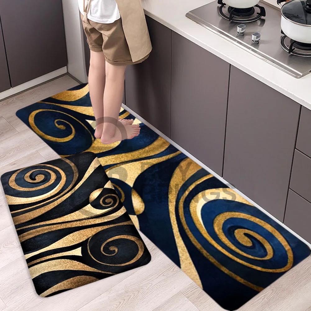 2-Piece Premium Quality Large Runner & Mat Set – Elegant Napa Leather Finish with Anti-Slip Base
