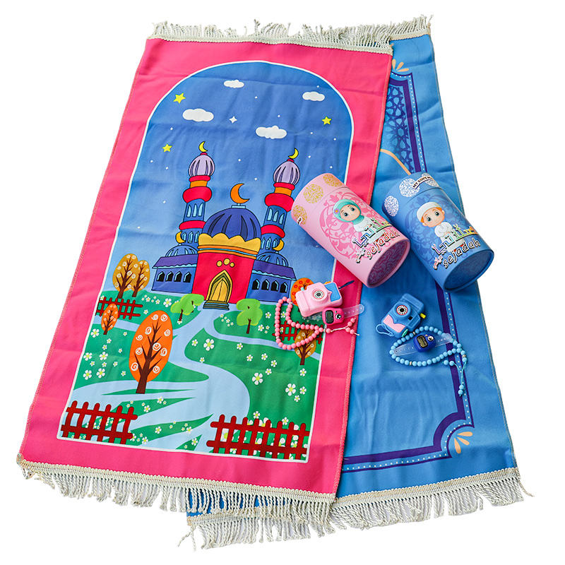 Kids’ Educational Prayer Mat Set (Sajadah)