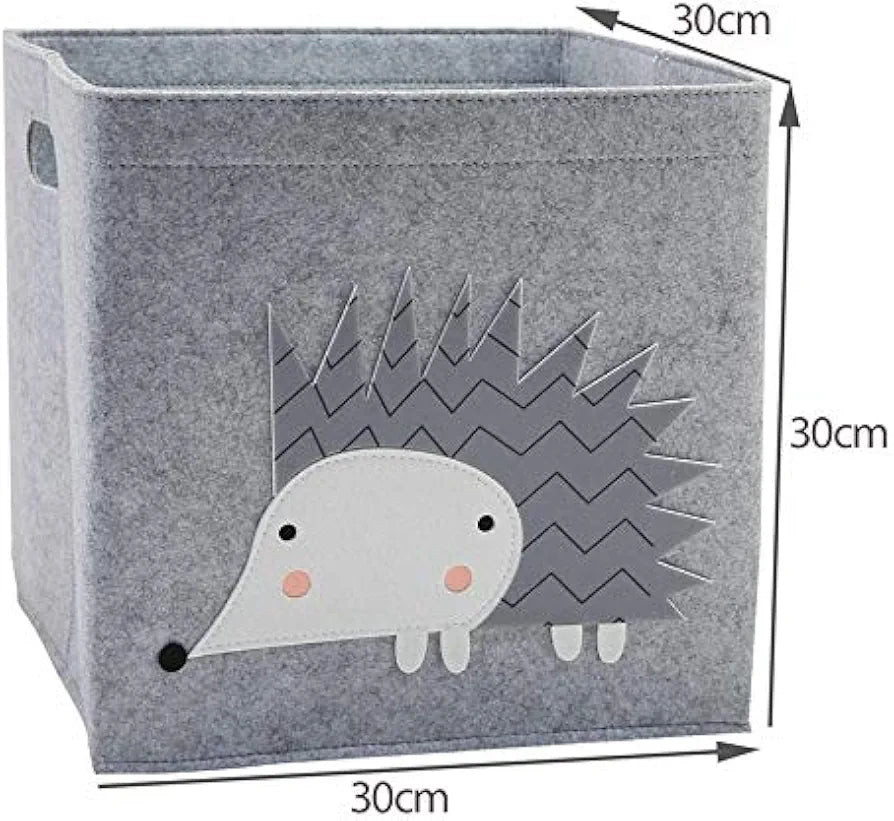 Foldable Felt Storage Box Kids Organizer Basket