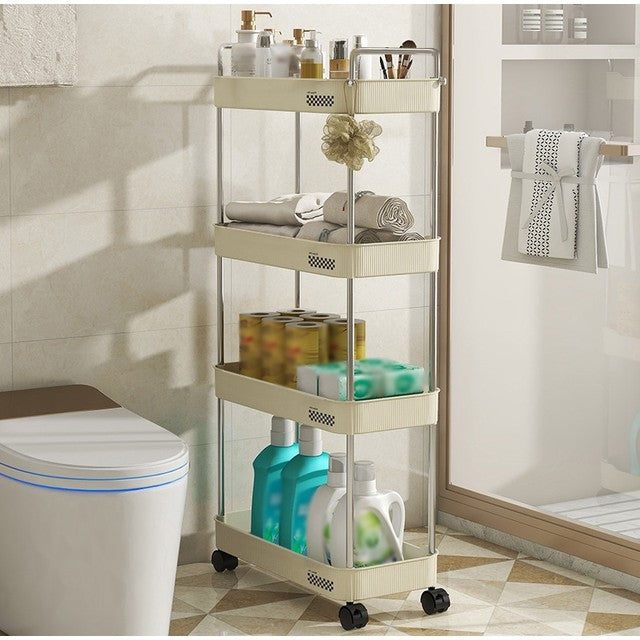 4-Layer Storage Rack Trolley