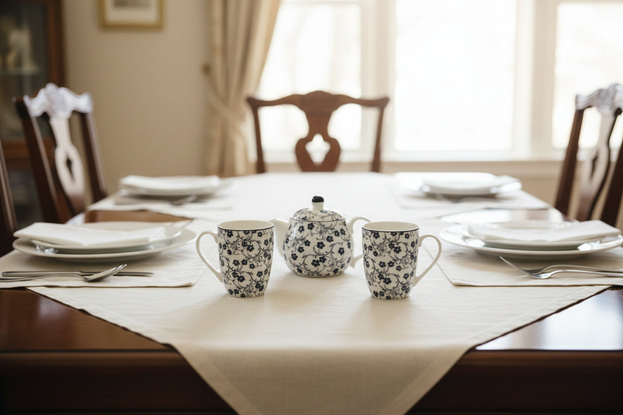 Danny Home Floral Porcelain Tea Set