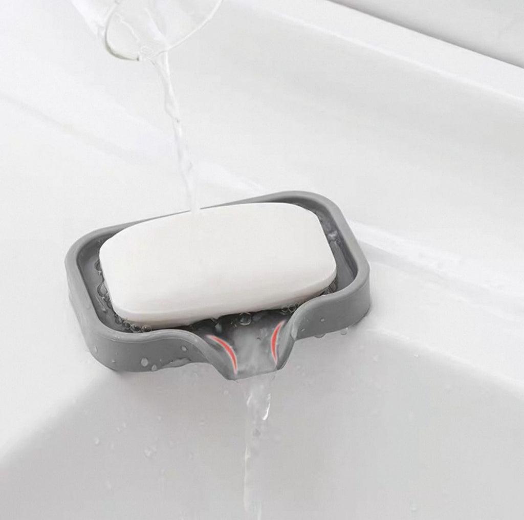 Self-Draining Silicone Soap Dish & Sink Tray