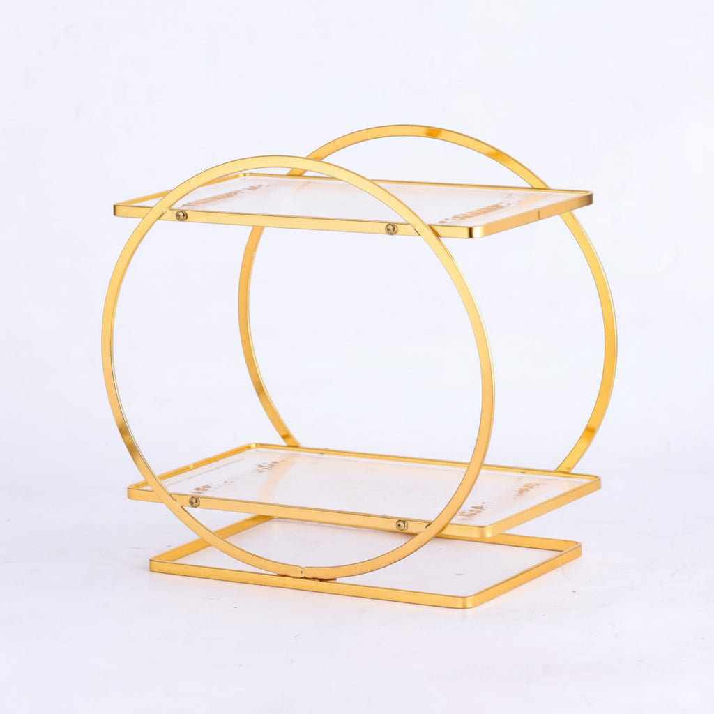 Elegant 2-Tier Multipurpose Display Rack