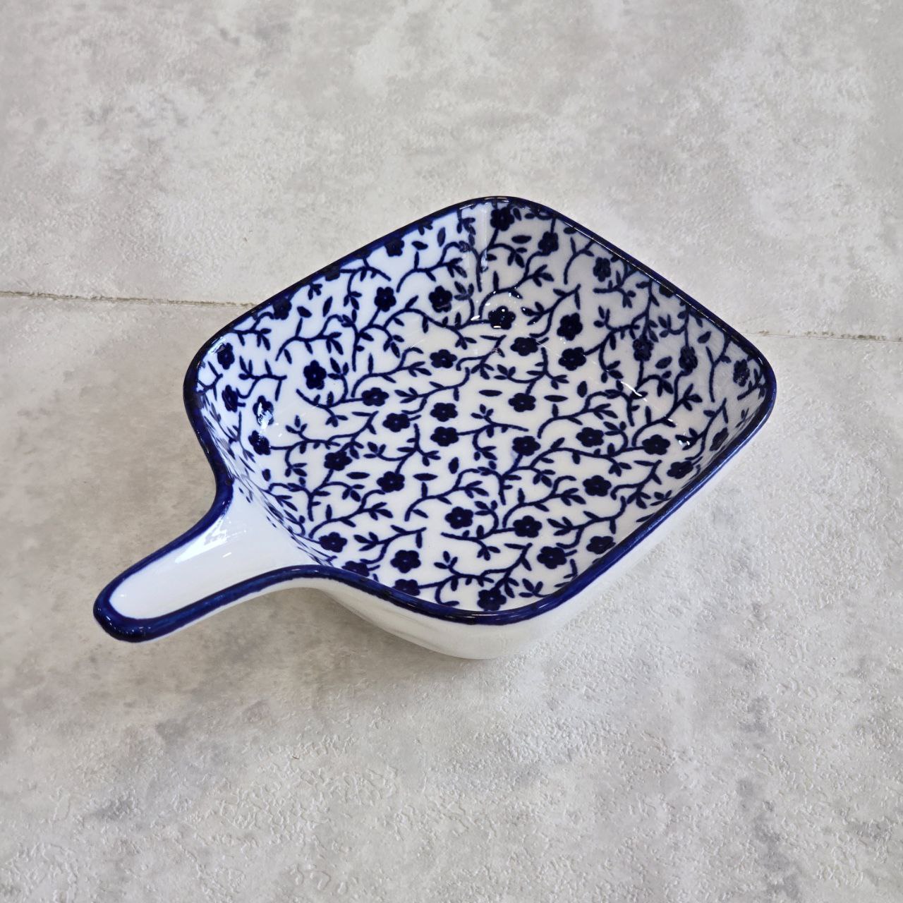 Danny Home Floral Design Ceramic Sauce Dish – 4.75 Inch