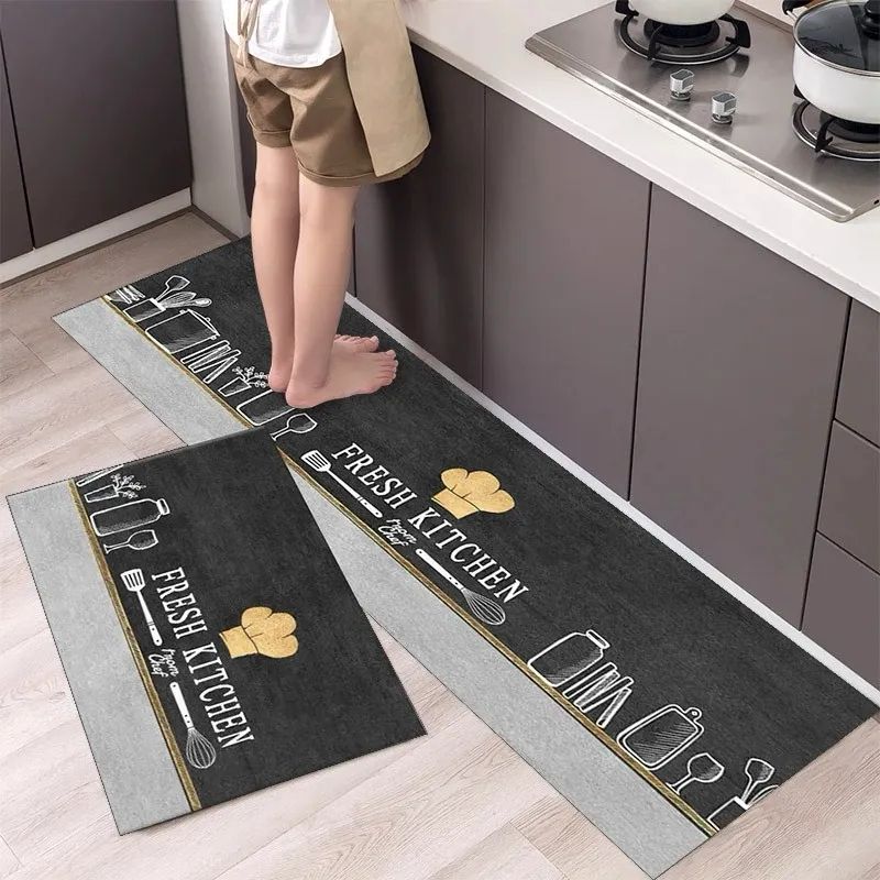 2-Piece Extra Large Runner & Mat Set – Napa Leather Finish with Anti-Slip Base