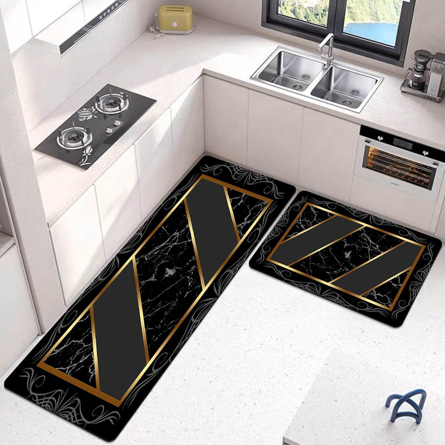 2 Pcs Runner & Mat Set