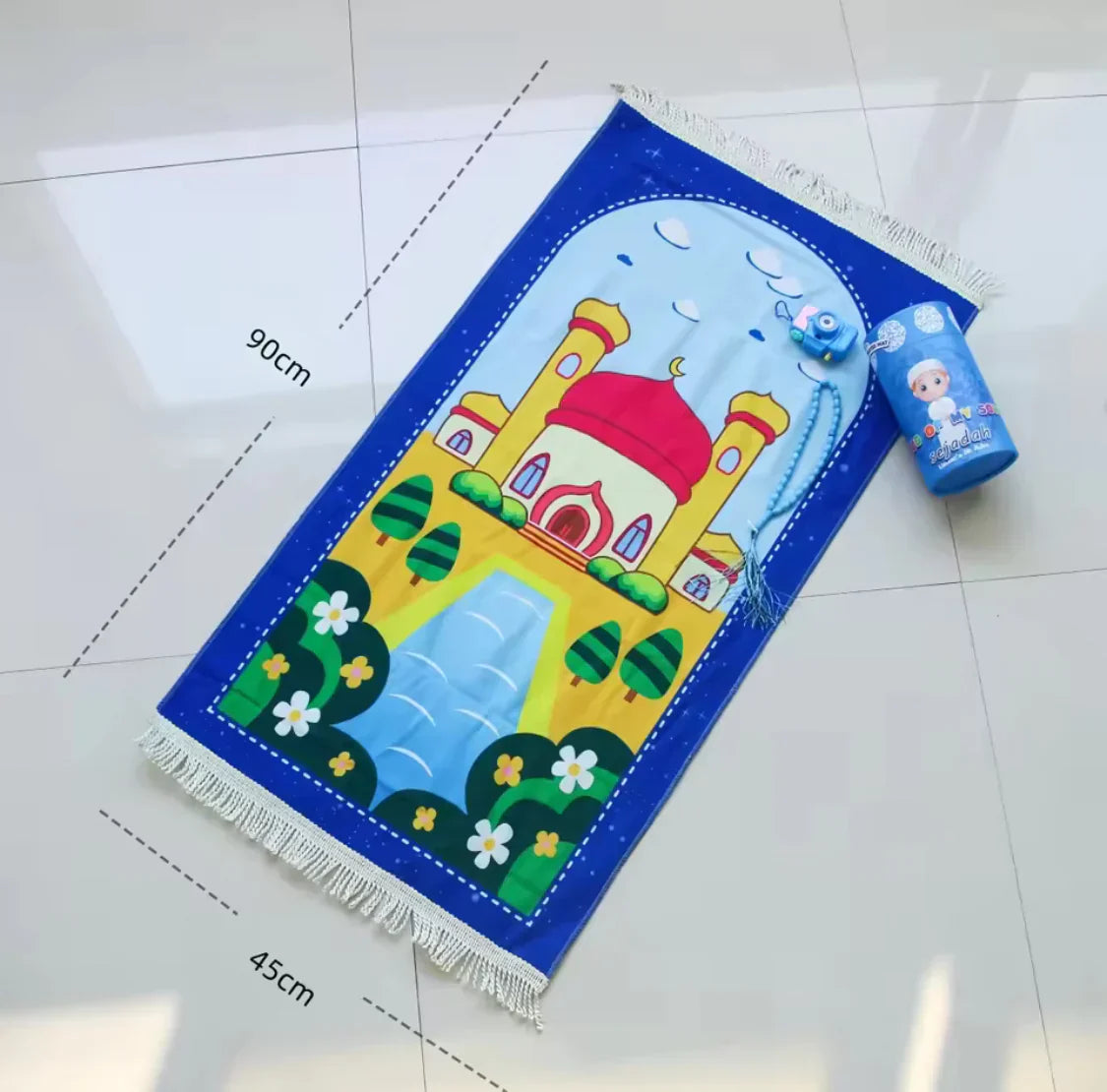 Kids’ Educational Prayer Mat Set (Sajadah)