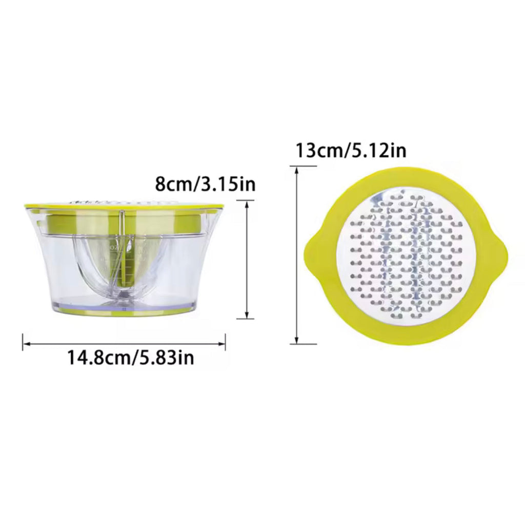 3-in-1 Multifunctional Citrus Juicer, Grater & Measuring Cup