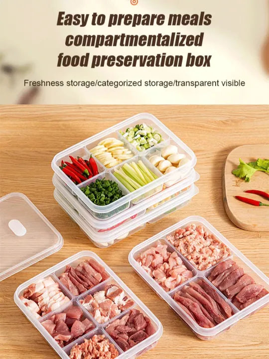Multi-Compartment Food Storage Container (790ML)