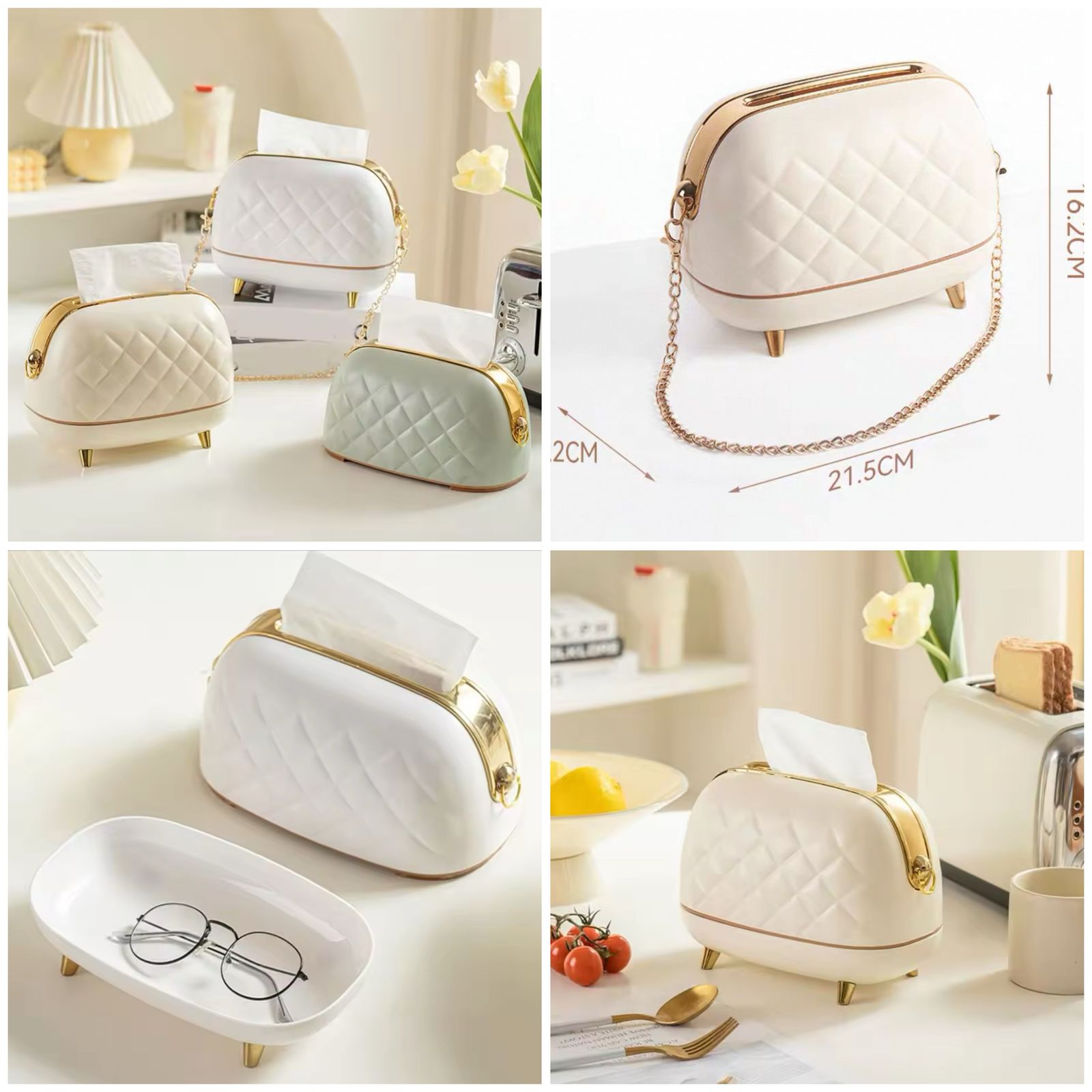 Quilted Elegant Tissue Case