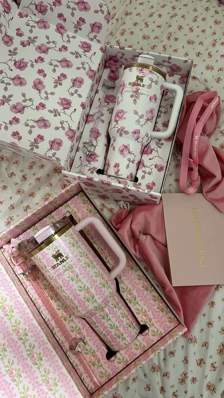 The Stanley X LoveShackFancy Quencher With Gift Box