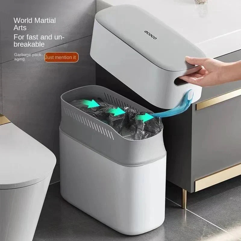 ECOCO Ultra-Slim Automatic Packing Trash Can