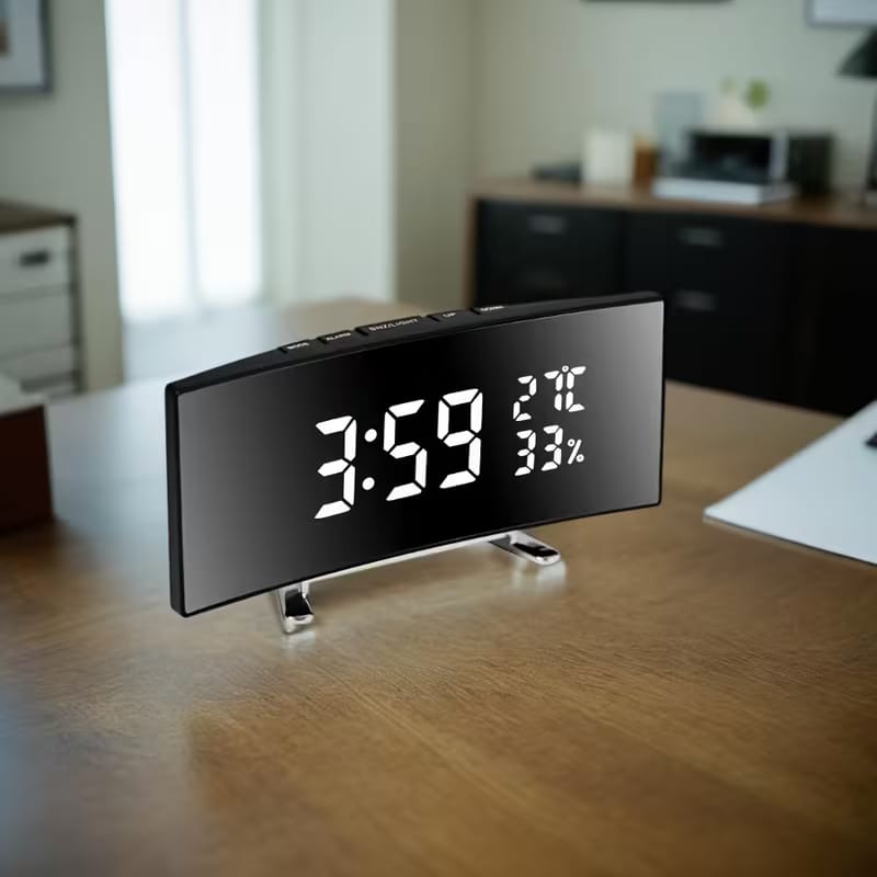 6.6-Inch Multifunctional LED Alarm Clock
