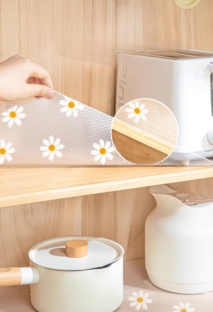 Premium Non-Adhesive Cabinet & Drawer Liner for Kitchen