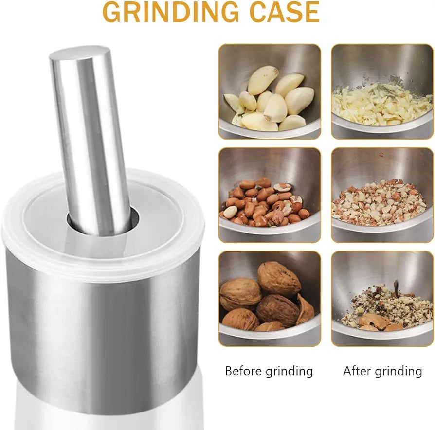 Stainless Steel Household Mashing Jar – Multifunction Mortar & Pestle Set