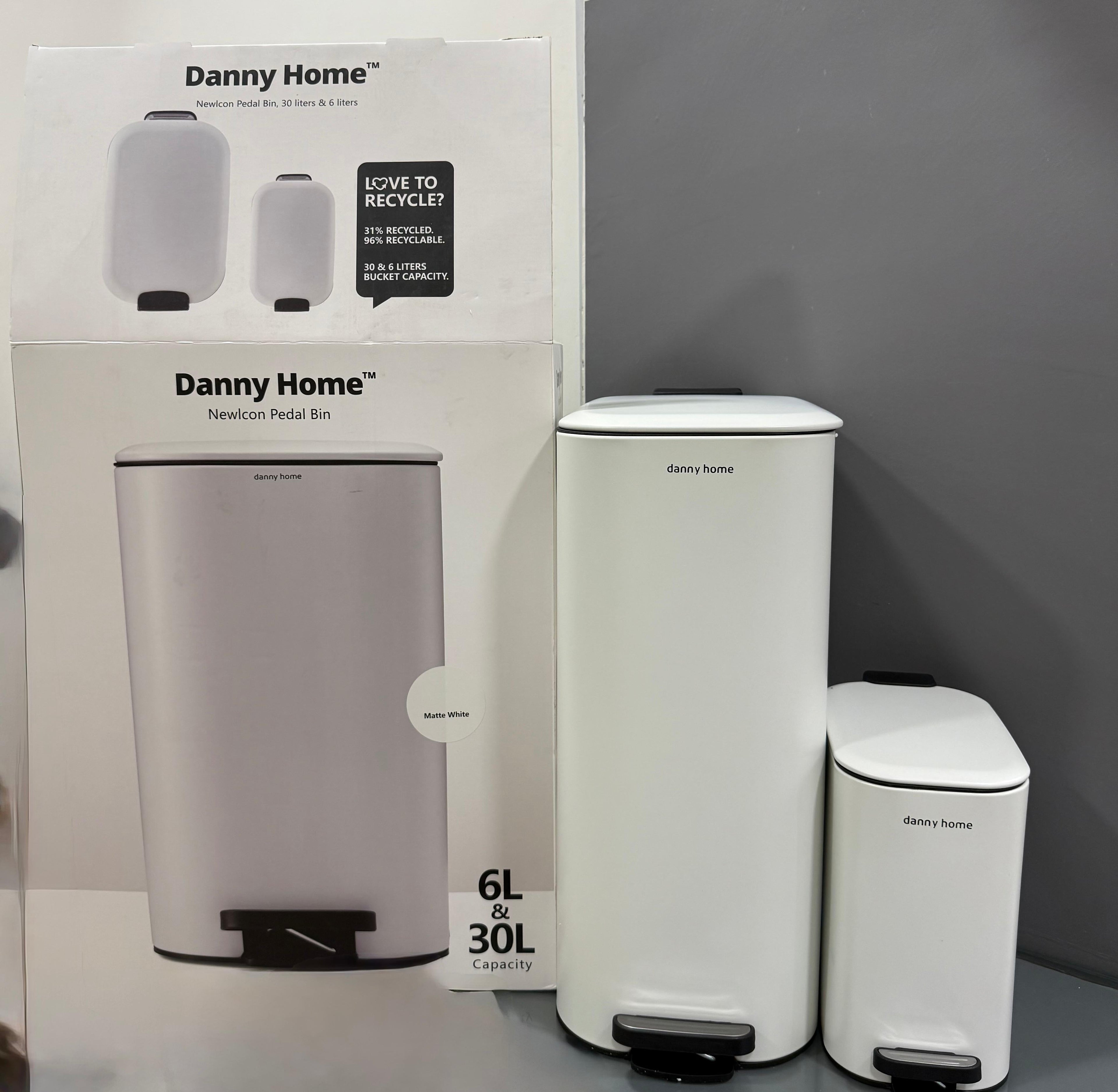 Danny Home™ NewIcon Pedal Bin (6L & 30L)