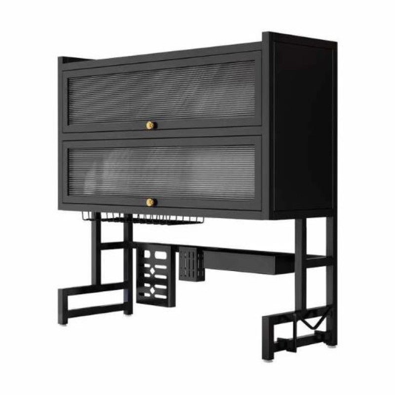 Premium Over-the-Sink Dish Drying Rack & Cabinet.