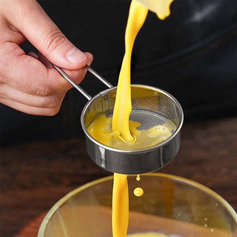 Mini Stainless Steel Flour Sieve Strainer 3 Pcs Set
