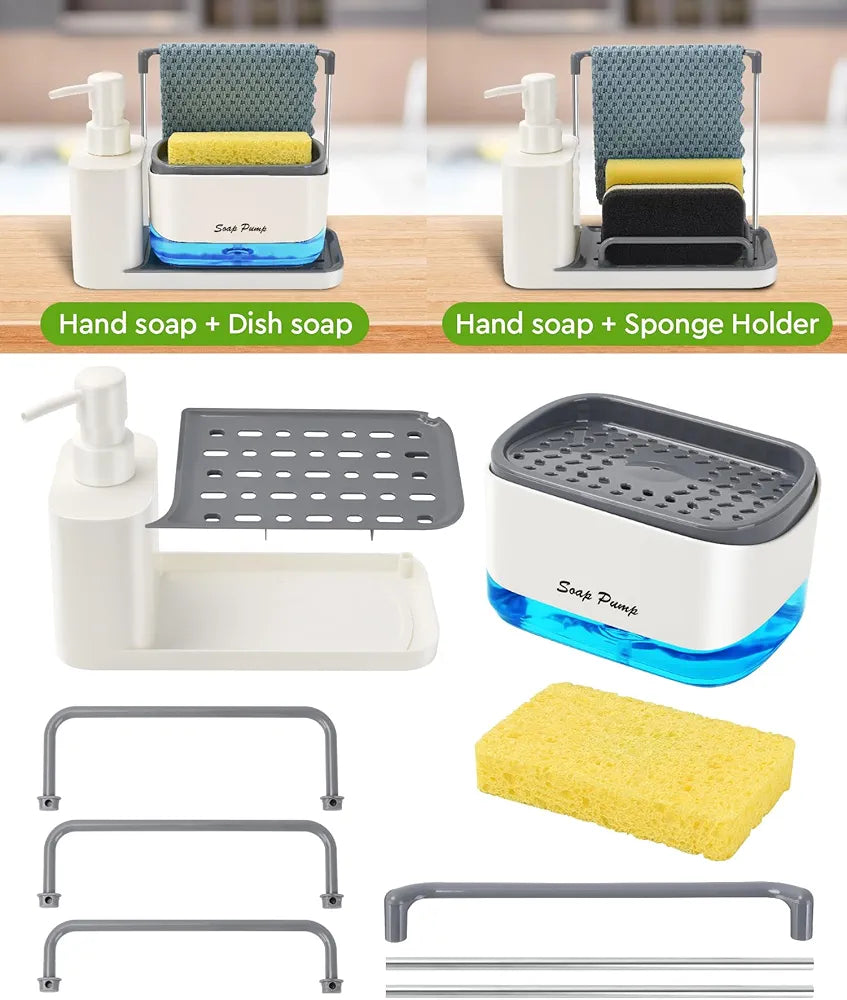 5-in-1 Organizer for Kitchen Sink Countertop Storage Organize - Useful Kitchen Gadget