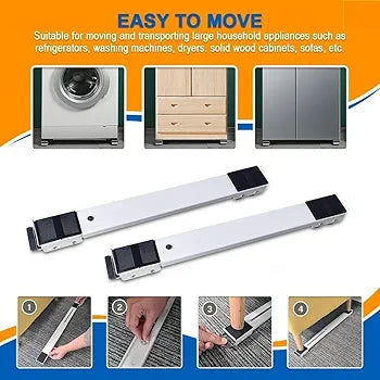 Heavy Duty Adjustable Appliance Rollers (Set of 2)