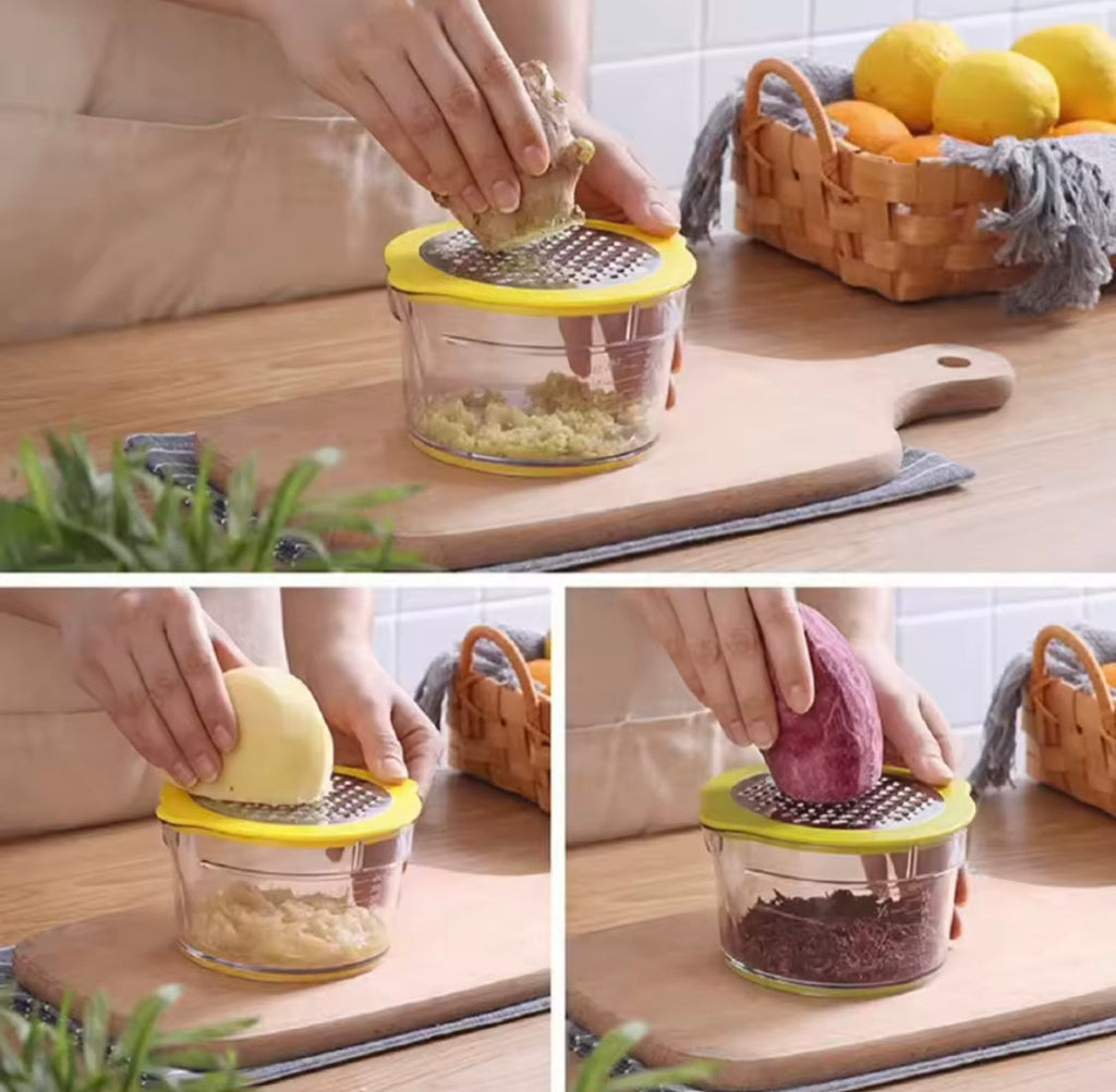 3-in-1 Multifunctional Citrus Juicer, Grater & Measuring Cup