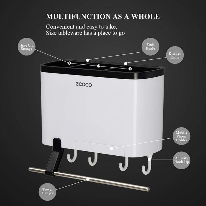 Ecoco Multi-Function Cutlery Drying Rack
