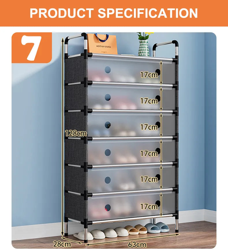 High-Capacity Modern Shoe Organizer