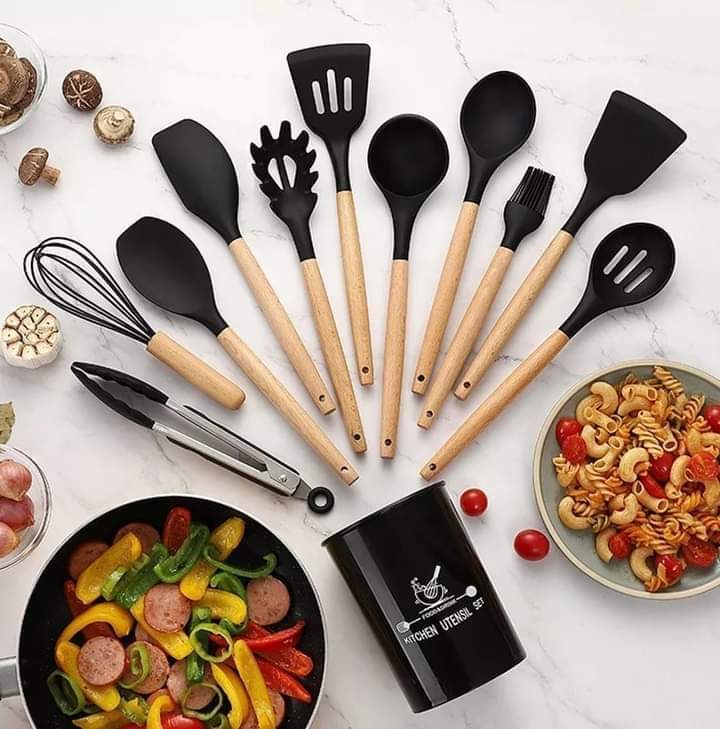 12 PCS Silicone Utensils Spoon Set