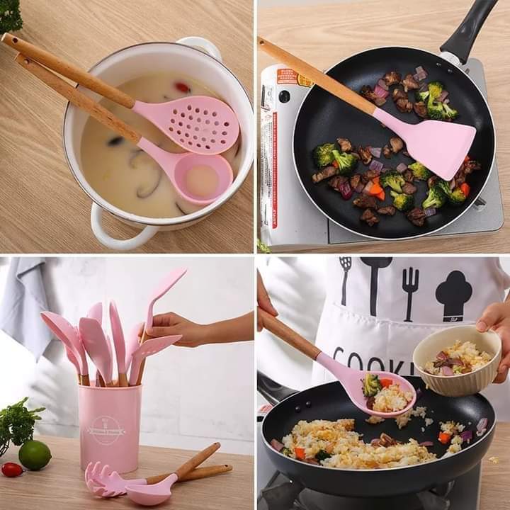 12 PCS Silicone Utensils Spoon Set