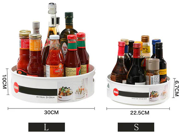 Rotating Round Storage Tray